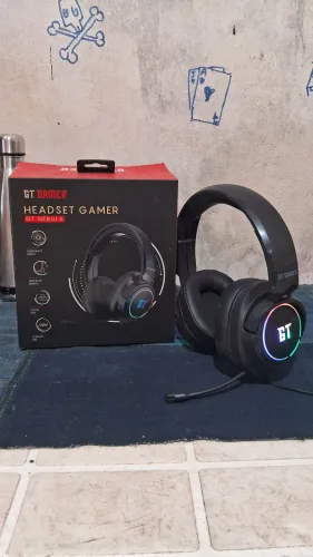 Fone gamer novo