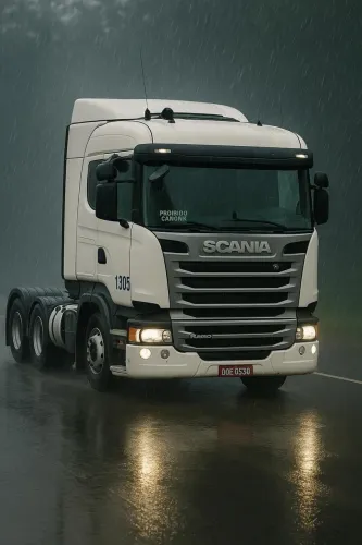 SCANIA E PEGAR PARA TRABALHAR