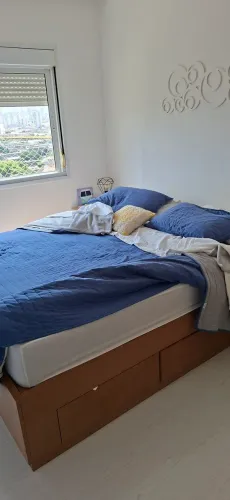 Cama Queen - Box Madeira - 4 Gavetas + Espaço Interno / Colchão Espuma Ortobom D33