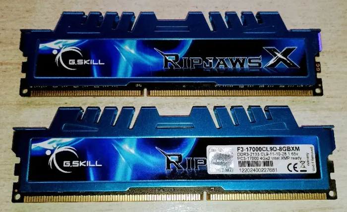 Memória Ram G.skill Ripjaws X 8gb (2x4gb) Ddr3 2133mhz