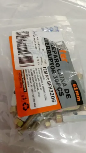 Kit 10 reparos para caixinha tomada ou interruptor