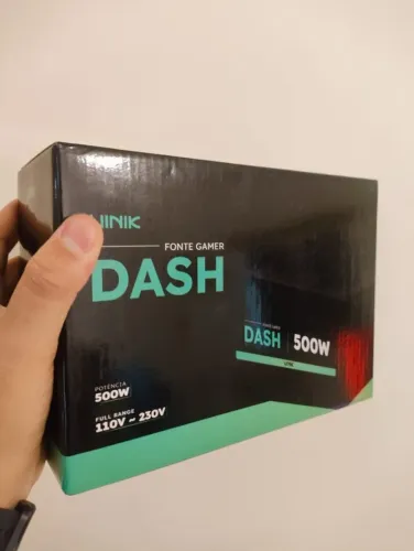 Fonte Gamer Vinik Dash 500W Preta ATX 110V-230V