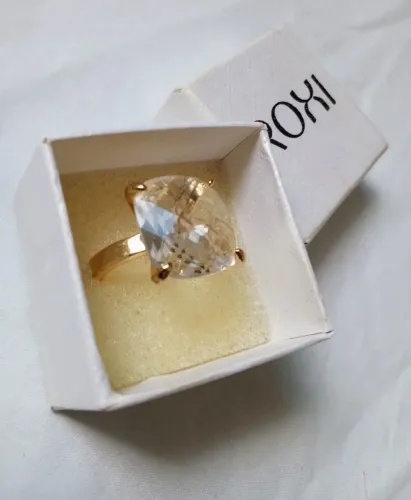 Anel Dourado Inoxidável n°16