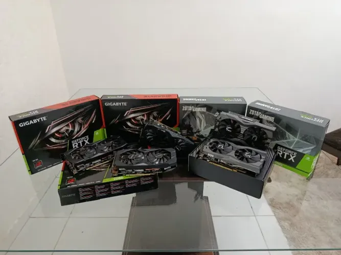 Placas de Vídeo RTX 2060 6GB - Zotac e Gigabyte - Ótimo Estado