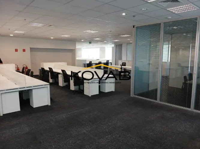 Locação laje comercial - Berrini / Brooklin - 1100m² Sala Mobiliada Oportunidade linda!!!!
