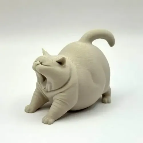 Gatinho Decorativo Impresso Em 3d Moderno Minimalista