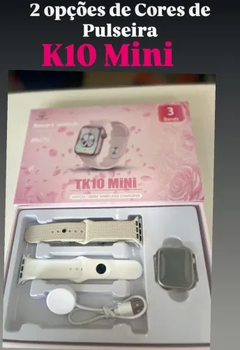 Relógio K10 mini smartwatch 