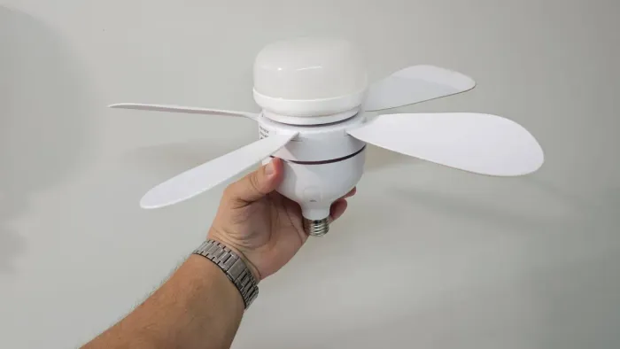 Ventilador de teto Com Luz para Pequenos Espaços com Controle