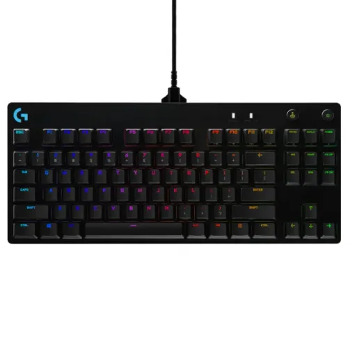 Teclado Gamer Logitech G PRO RGB Switch GX Blue Clicky - Novo, Lacrado, NF e Garantia