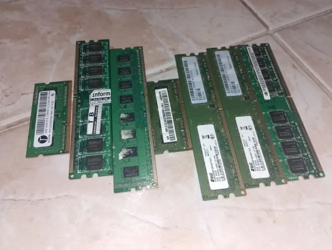 Lote de Memória ram! (Leia a descrição)