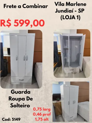 Guarda Roupa De Solteiro