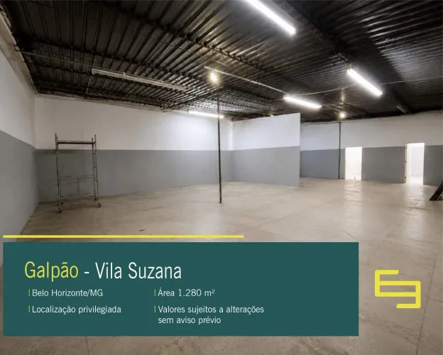 Galpão industrial para alugar no Bairro Vila Suzana