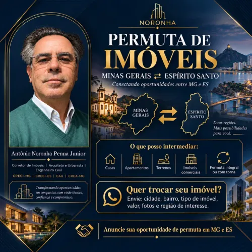 PERMUTA DE IMÓVEIS MG ? ES | Minas Gerais x Espírito Santo