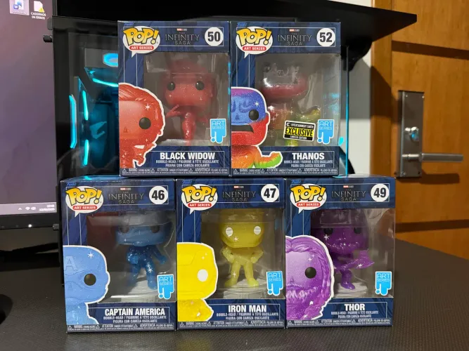 COLEÇÃO MARVEL - FUNKO POP! ART SERIES ?