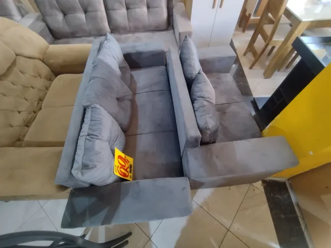 Conjunto de sofá 2 e 3 lugares