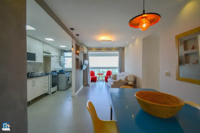 Apartamento Mobiliado com 2 quartos para alugar, 60 m² por R$ 5.350/mês - Condominio Villa