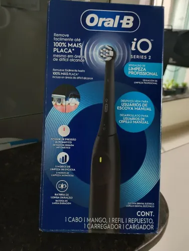 Escova elétrica nova, caixa lacrada.