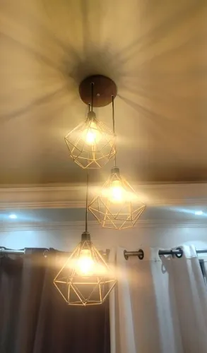 2 Luminária pendente inclusa lâmpada 