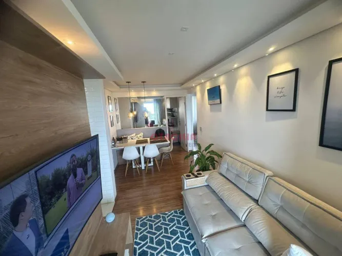 Apartamento com 2 dormitórios para alugar, 60 m² - Vila Assunção - Santo André/SP