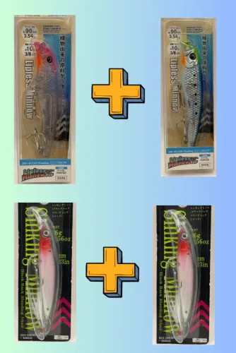 isca artificial kit 2 ( kit com 4 iscas)