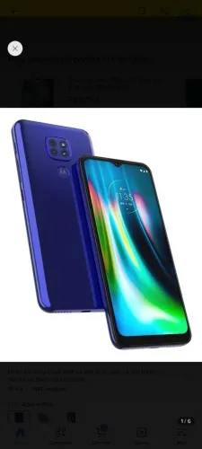Motorola G9 Moto play xt2083-1 azul elétrico 2 sim 4 ram 64gb 48mb camera