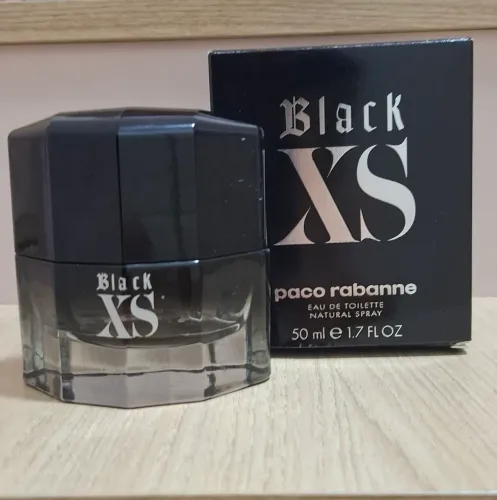 Vidro de perfume vazio Paco Rabanne XS Black