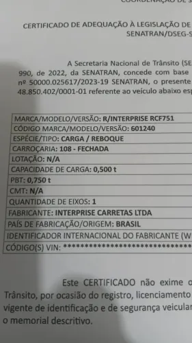 CARRETINHA REBOQUE