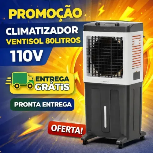 Climatizador 110v Ventisol 80litros Poucas Peças - Novo - Garantia 1 ano