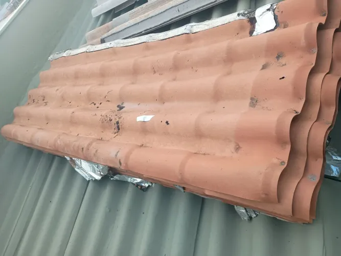 Telha PVC usadas