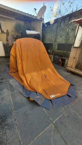 Kit Camping mochila + barraca + isolante + saco de dormir