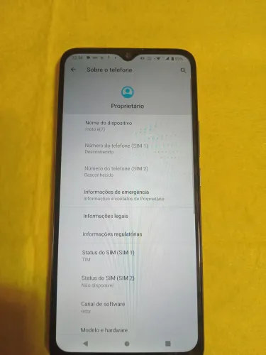 Motorola E7 32 gb de memória