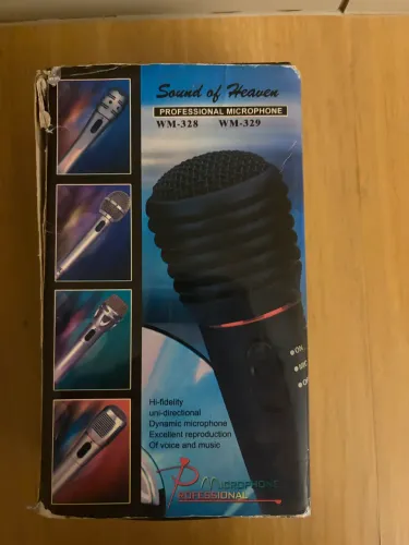 microfone sem fio dinâmico profissional Sound of Heaven WM-328