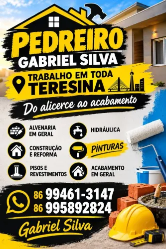 Pedreiro disponível