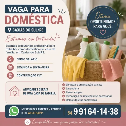 Doméstica para Casa de família