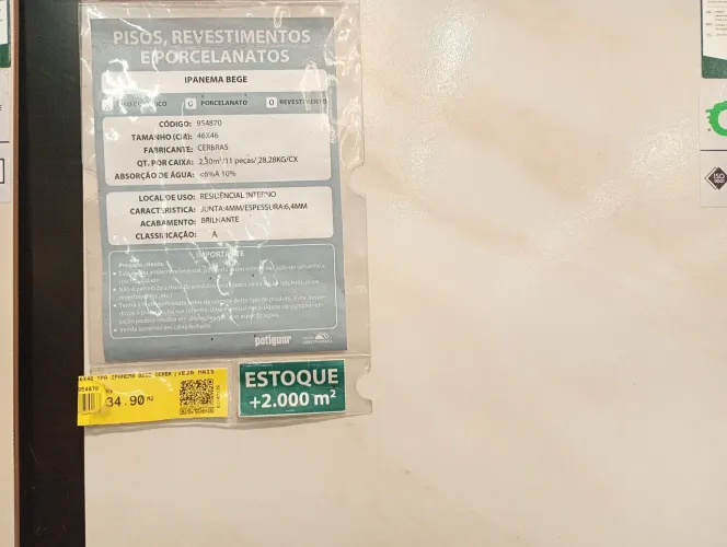 Piso Ipanema brilhante 