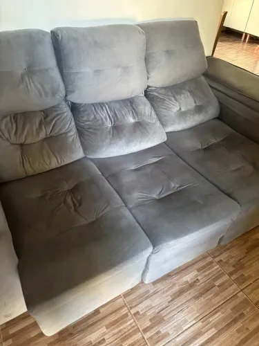 Sofá retrátil 3 lugares