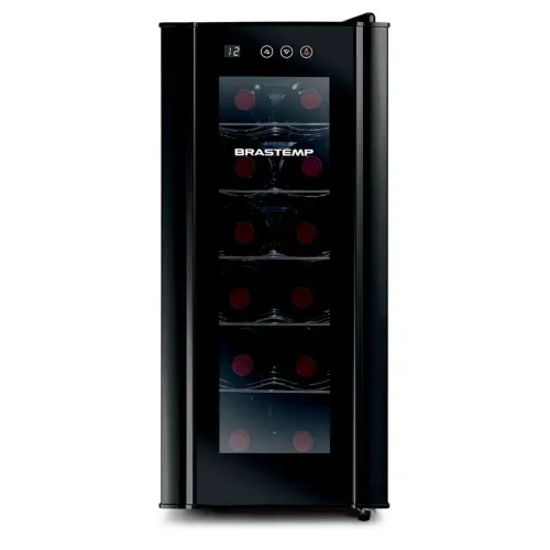 A Adega Brastemp 12 Garrafas com painel touch
