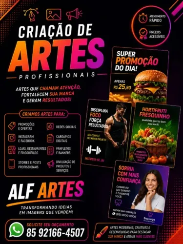 Artes Profissionais para Seu Negócio