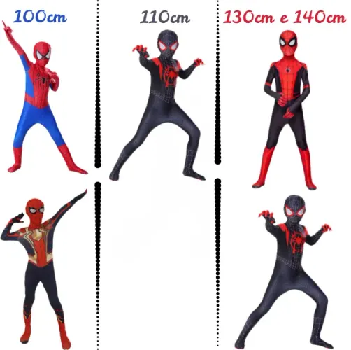 Fantasias do Spider-Man/Homem-Aranha infantil - Modelos variados R$79  · Em estoque