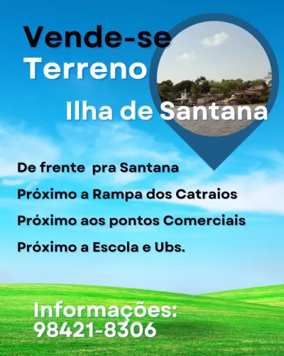 Terreno localizado na Ilha de Santana