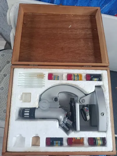 Microscópio japonês yamatar 50x1200 