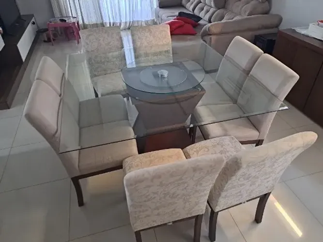Mesa de jantar 8 lugares