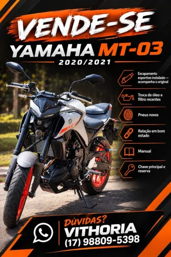 Yamaha MT-03 321/abs 2020