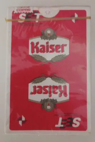 RARISSIMO Baralho Copag promocional da Kaiser anos 80/90 LACRADO Aceito Oferta