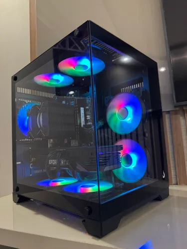 PC Gamer Ryzen 7 5700x + RTX 3080 10Gb com garantia - Em até 18x