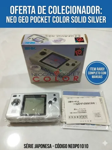 Neo Geo Pocket Color SNK novo na caixa
