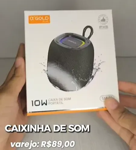 caixa de som Bluetooth portátil