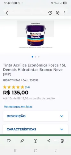 tinta branca acrílica