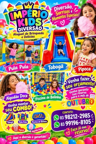 Império kids alugamos brinquedos