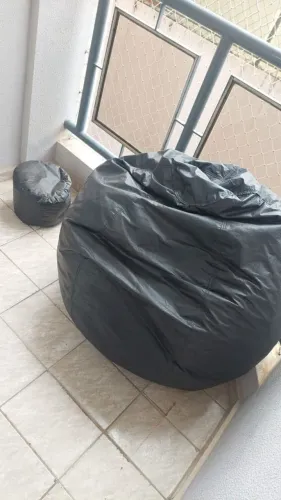 Puf e descanso de pés para varanda
